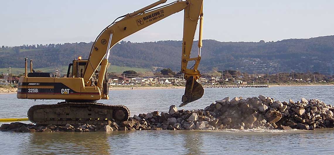 MARINE – The ability to cater for all your marine/coastal construction, dredging and maintenance services.